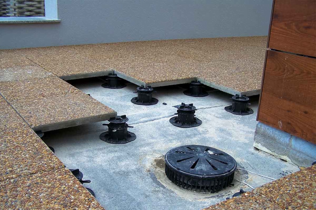 Suelo flotante exterior